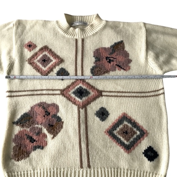 🌻4/$20 Vintage St Michael Crew Neck Sweater Size 40 42 Eur Made In Hong Kong - Picture 11 of 13